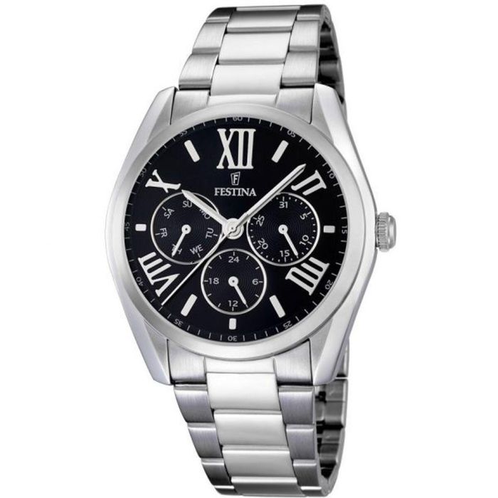 Reloj Hombre Festina F16750_2 Negro Plateado