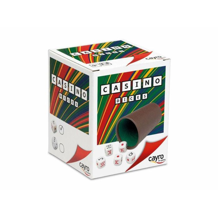 Cubilete forrado y dados poker 1 Cubilete forrado y dados poker 1