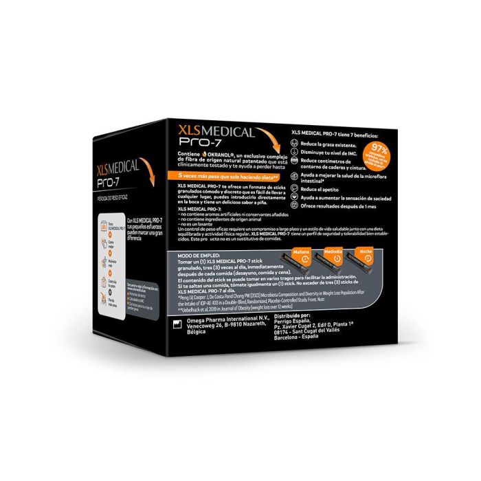 XLS Medical PRO-7 Captagrasas Sticks Granulados 90 U 2 XLS Medical PRO-7 Captagrasas Sticks Granulados 90 U 2