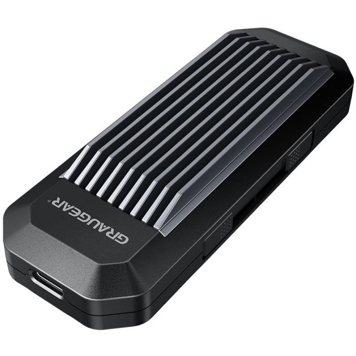 GRAUGEAR G-M202-AC-10G Caja Externa SSD M.2 NVMe/NGFF USB 3.2 Gen 2 Tipo C 10 Gbit/s para PCIe3.0 - Negro