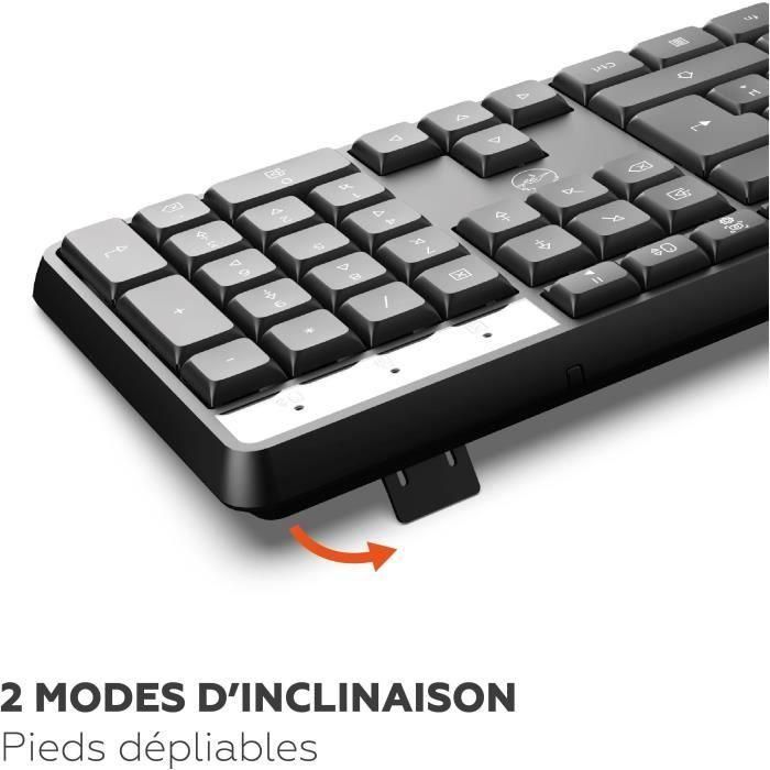 Teclado inalámbrico - MOBILITY LAB - Deluxe - AZERTY - Negro 3