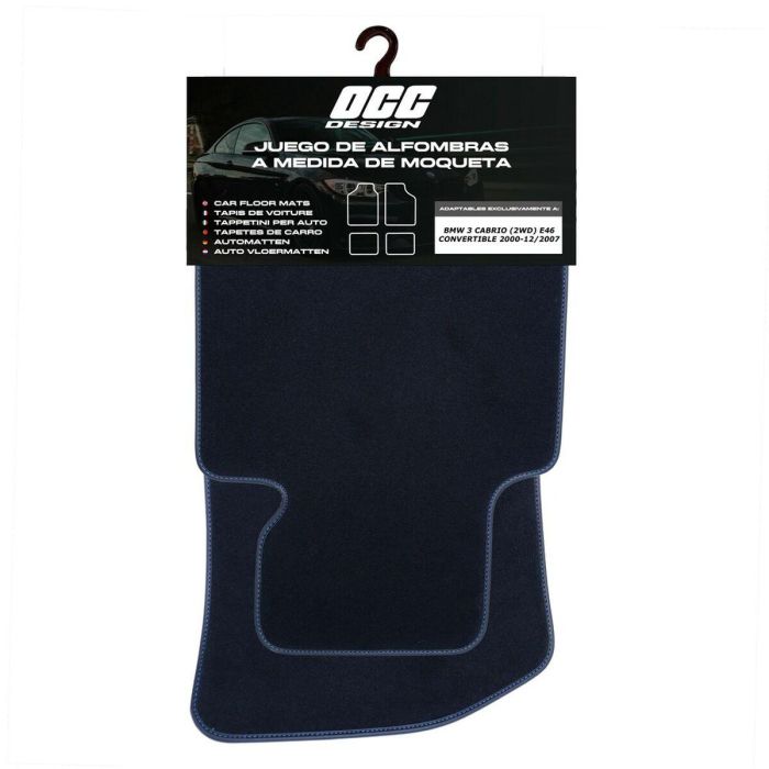 Set de Alfombrillas para Coche OCC Motorsport OCCBW0007 Negro 5 Piezas 7 Set de Alfombrillas para Coche OCC Motorsport OCCBW0007 Negro 5 Piezas 7