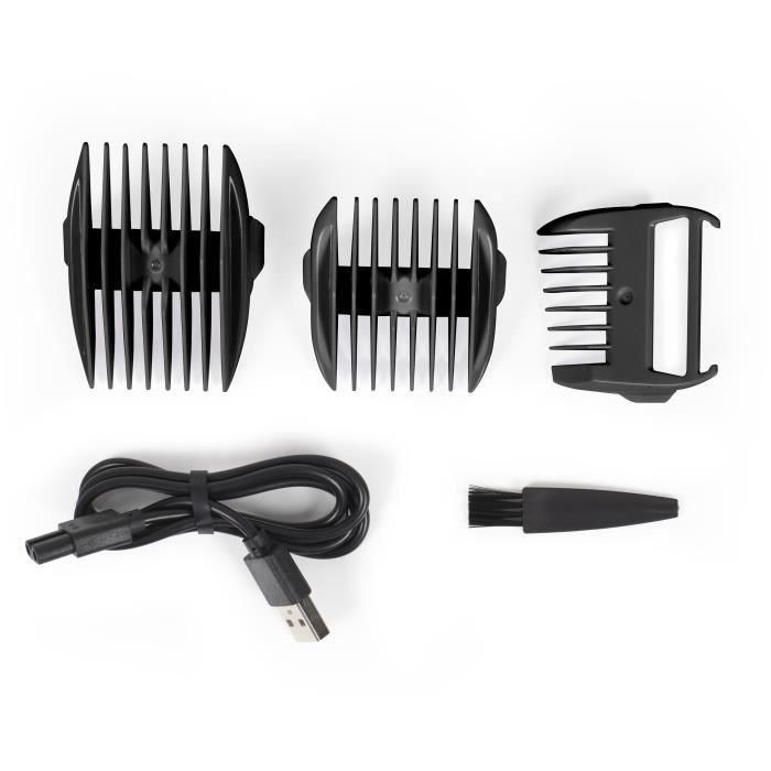 Livoo LIV3523930103766 Inaldo Recortador Inalámbrico para Cabello, Barba y Cuerpo, 3 Hooves, 50 min Autonomía, 5W/600mAh 4