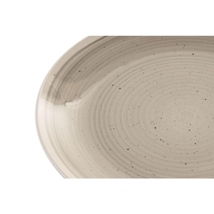 Vajilla Basicos DKD Home Decor Gris Beige 27 x 3 x 27 cm Set de 18 3 Vajilla Basicos DKD Home Decor Gris Beige 27 x 3 x 27 cm Set de 18 3