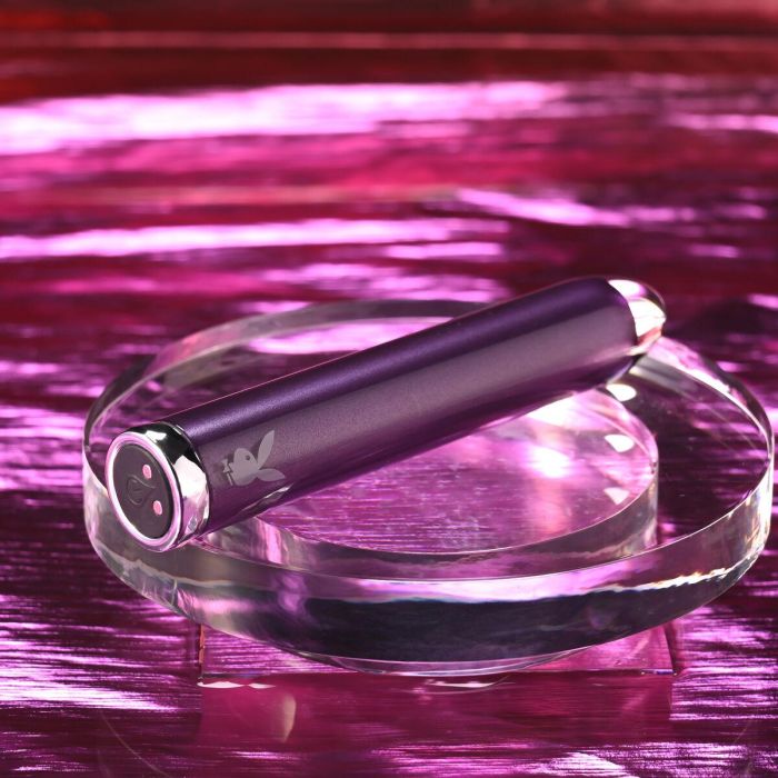 Vibrador Playboy Playboy Morado 2 Vibrador Playboy Playboy Morado 2