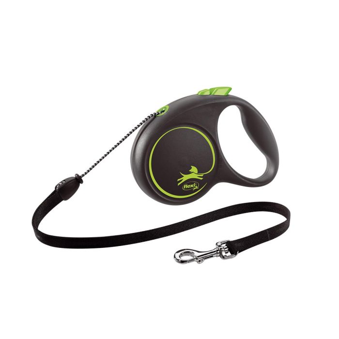 Correa Flexi Black Design S Cordón 5M Verde 3 Correa Flexi Black Design S Cordón 5M Verde 3