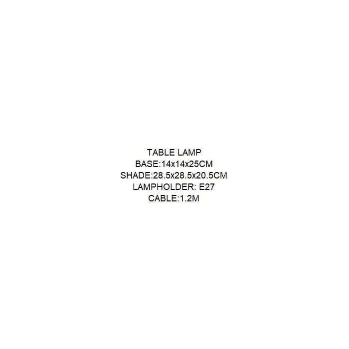 Lampara Sobremesa Urban DKD Home Decor Blanco Azul Petroleo 28 x 47 x 28 cm (2 Unidades) 1