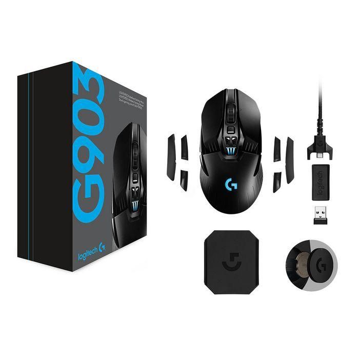 Logitech G903 LIGHTSPEED Gaming Mouse with HERO 25K sensor, RF Wireless, Lithium Polymer (LiPo) 7 Logitech G903 LIGHTSPEED Gaming Mouse with HERO 25K sensor, RF Wireless, Lithium Polymer (LiPo) 7