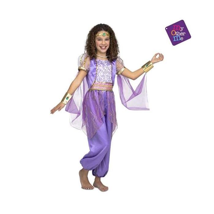 Disfraz princesa árabe morada talla 7-9 años 2 Disfraz princesa árabe morada talla 7-9 años 2