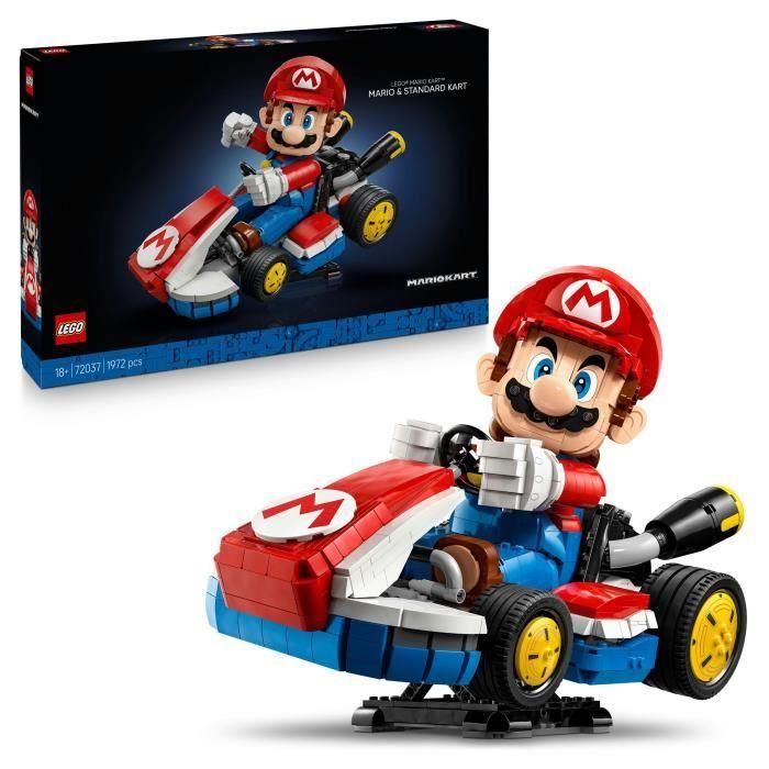 LEGO 72037 Mario Kart Mario and Kart Standard - Set de construcción para adultos - Minifigura 0 LEGO 72037 Mario Kart Mario and Kart Standard - Set de construcción para adultos - Minifigura 0