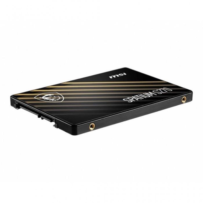 MSI SPATIUM S270 960GB SSD 2.5" SATA III 3D NAND - 500 MB/s Lectura, 450 MB/s Escritura - Disco Duro Interno Sólido 2