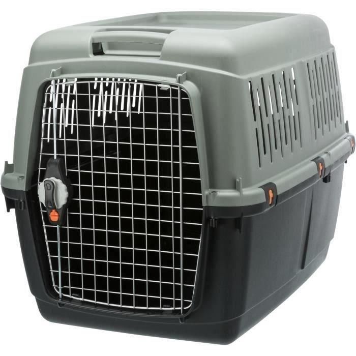 TRIXIE Caja de transporte Giona 5 - Reciclada - M: 60 × 61 × 81 cm - Antracita y gris verdoso TRIXIE Caja de transporte Giona 5 - Reciclada - M: 60 × 61 × 81 cm - Antracita y gris verdoso