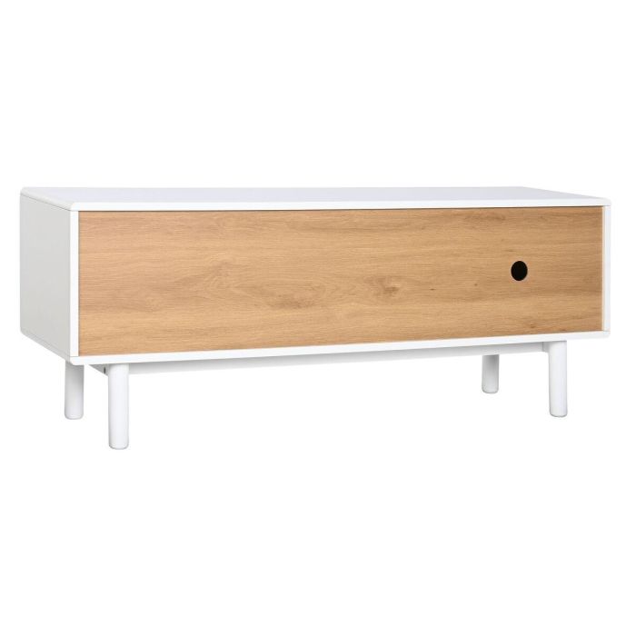 Mueble de TV Home ESPRIT Blanco Natural Polipropileno Madera MDF 140 x 40 x 55 cm 9