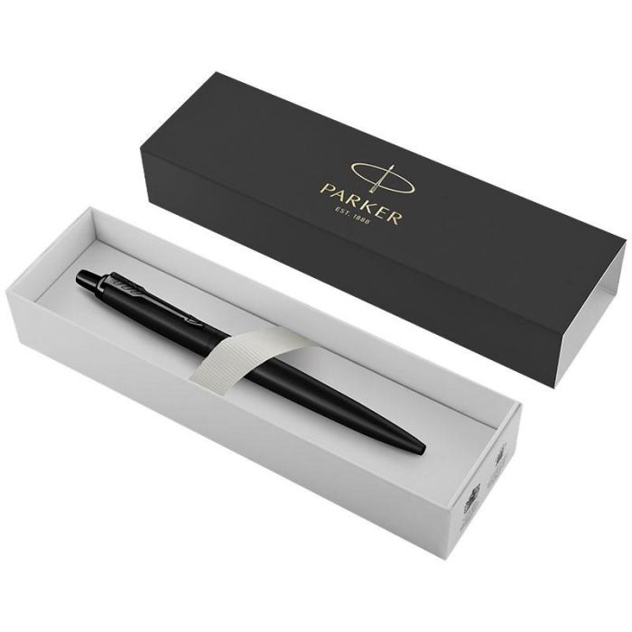 Parker Bolígrafo Jotter XL Monocromo Negro. Diseño ergonómico de tamaño grande para escritura premium. Incluye estuche de regalo. 4