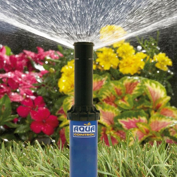 Aqua Control Difusor de Riego con Tobera Emergente Regulable 25-360º, 6cm Altura, Alcance 2-4m, Conexión 1/2", 2 Bar, Anti UV 1 Aqua Control Difusor de Riego con Tobera Emergente Regulable 25-360º, 6cm Altura, Alcance 2-4m, Conexión 1/2", 2 Bar, Anti UV 1
