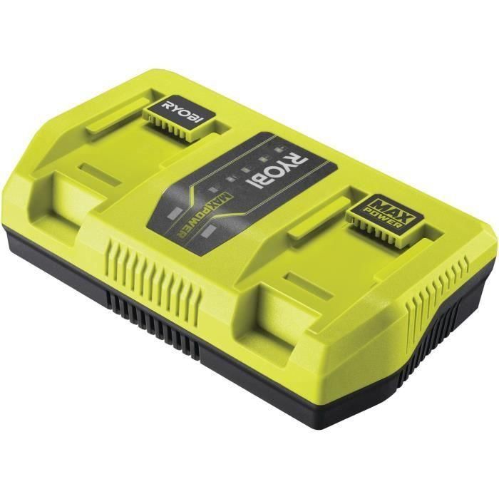 Cargador RYOBI MAXPOWER de 36 V, 2 puertos y 6,0 A Cargador RYOBI MAXPOWER de 36 V, 2 puertos y 6,0 A