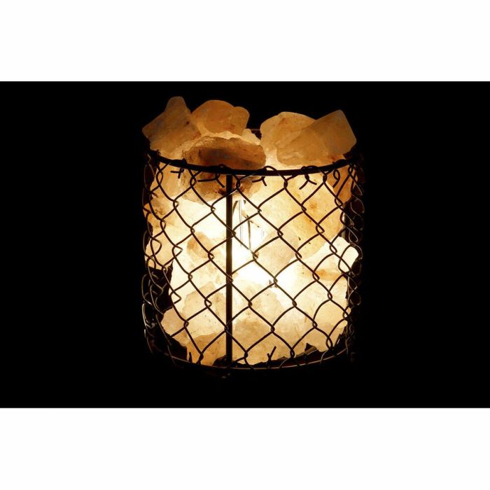 Decoración luminosa DKD Home Decor Sal Negro Naranja 15 W 17 x 17 x 17 cm 1 Decoración luminosa DKD Home Decor Sal Negro Naranja 15 W 17 x 17 x 17 cm 1