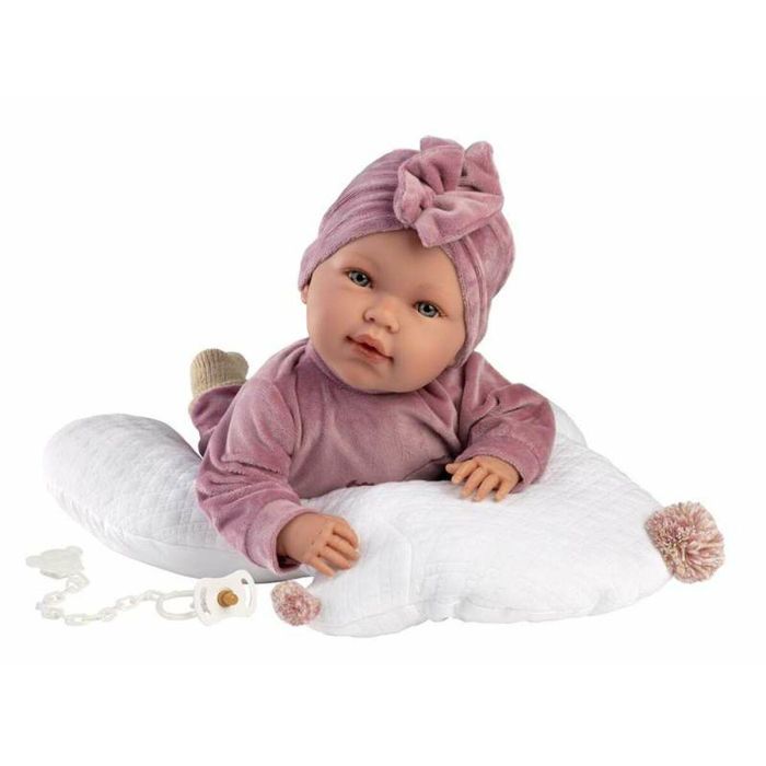 Muñeca abril llorona con chichonera 42cm cuerpo tela 2 Muñeca abril llorona con chichonera 42cm cuerpo tela 2