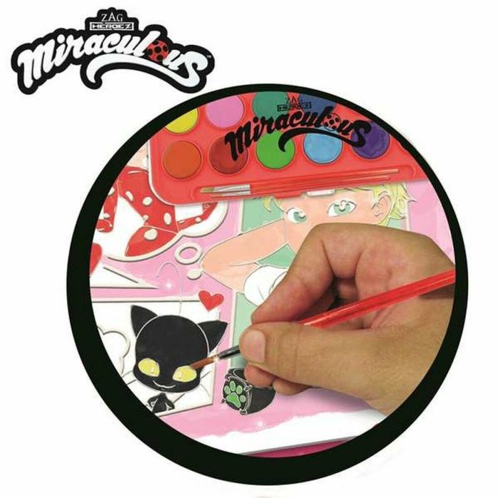 Educa Set de Acuarela Mágica Miraculous Ladybug Fácil de Pintar con 5 Pizarras Prebarnizadas y Paleta de 12 Colores Educa Set de Acuarela Mágica Miraculous Ladybug Fácil de Pintar con 5 Pizarras Prebarnizadas y Paleta de 12 Colores