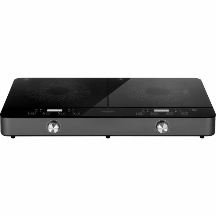 Placa de inducción y radiante - SENCOR - SCP 4001BK - 3400 W - 2 fuegos - Negro 4 Placa de inducción y radiante - SENCOR - SCP 4001BK - 3400 W - 2 fuegos - Negro 4