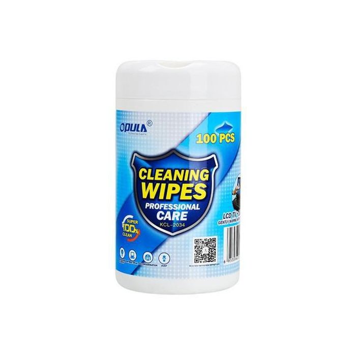 MicroConnect Toallitas de limpieza para computadoras, pantalla y teclado, 100 piezas