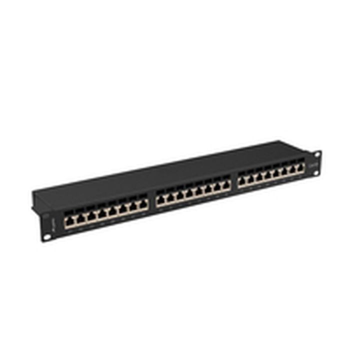 Lanberg PPSA-1024-B Patch Panel 24 Puertos Cat6a F/UTP (FTP) Montaje en Bastidor 1U Negro 1
