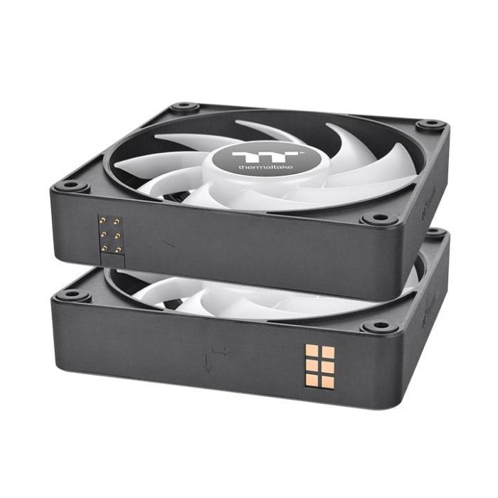 Thermaltake CL-F182-PL14SW-A Ventilador de 14cm para Refrigeración de PC - Rodamiento Hidráulico - Color Negro (Pack de 3) 3 Thermaltake CL-F182-PL14SW-A Ventilador de 14cm para Refrigeración de PC - Rodamiento Hidráulico - Color Negro (Pack de 3) 3