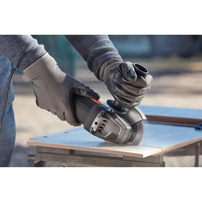 Black + Decker Amoladora BEG220K-QS, 900 W, Disco 125 mm, Velocidad 12.000 rpm, Mango Ajustable 4 Black + Decker Amoladora BEG220K-QS, 900 W, Disco 125 mm, Velocidad 12.000 rpm, Mango Ajustable 4