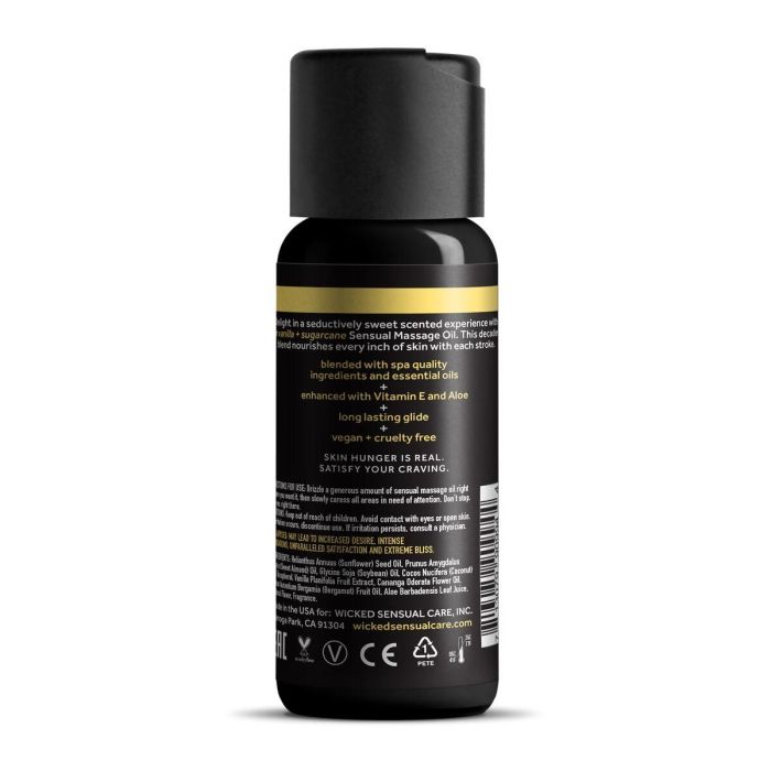 Aceite de Masaje Erótico Wicked Sensual Care Vainilla 120 ml 2 Aceite de Masaje Erótico Wicked Sensual Care Vainilla 120 ml 2