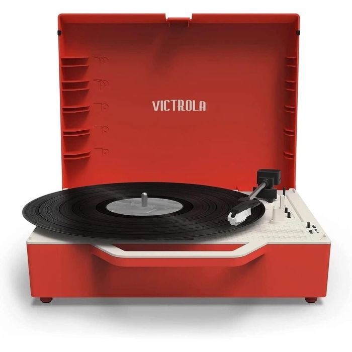 Victrola Tocadiscos maleta Re-Spin Rojo 10 Victrola Tocadiscos maleta Re-Spin Rojo 10