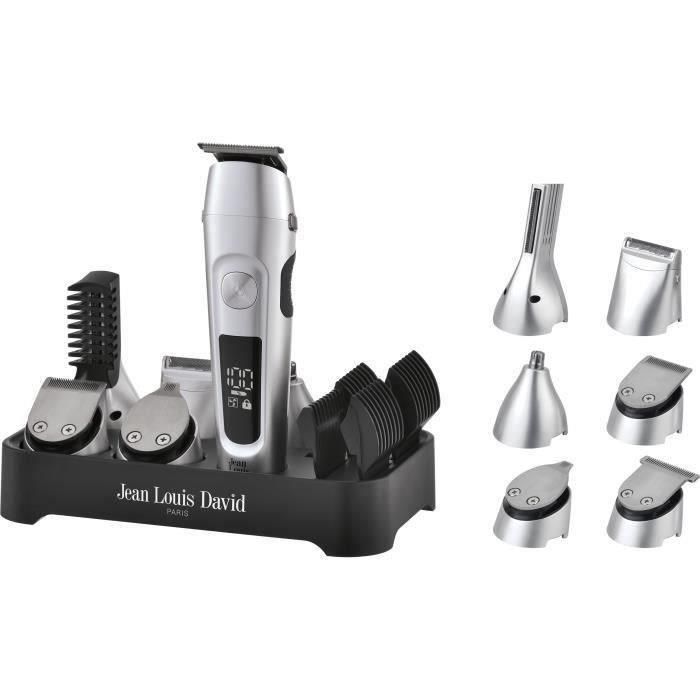 Jean Louis David JEA3666085202103 Cortapelos JLD Ultimate Trimmer 6 en 1 - 6 Cabezales Intercambiables - 120 min Batería 0 Jean Louis David JEA3666085202103 Cortapelos JLD Ultimate Trimmer 6 en 1 - 6 Cabezales Intercambiables - 120 min Batería 0