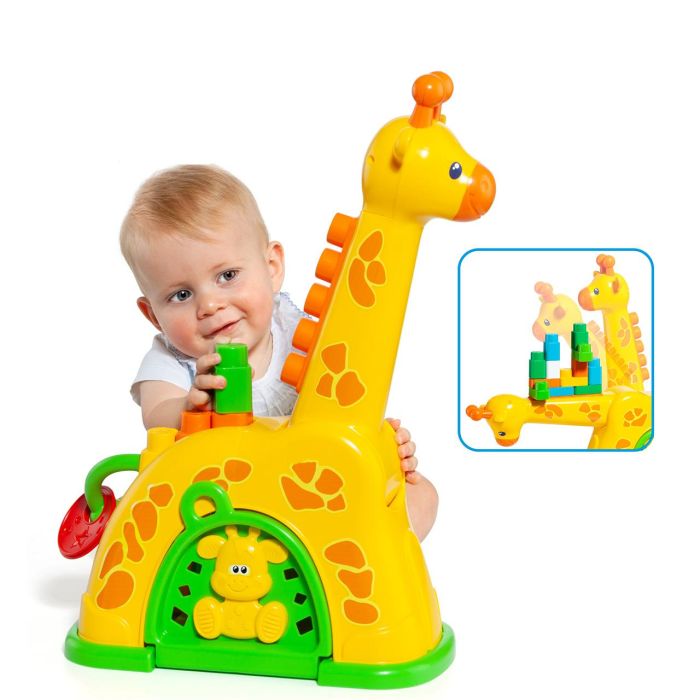 Molto 20485 Jirafa Centro de Actividades Musical con 15 Bloques y Cuello Articulado para Bebés +12 Meses 0 Molto 20485 Jirafa Centro de Actividades Musical con 15 Bloques y Cuello Articulado para Bebés +12 Meses 0