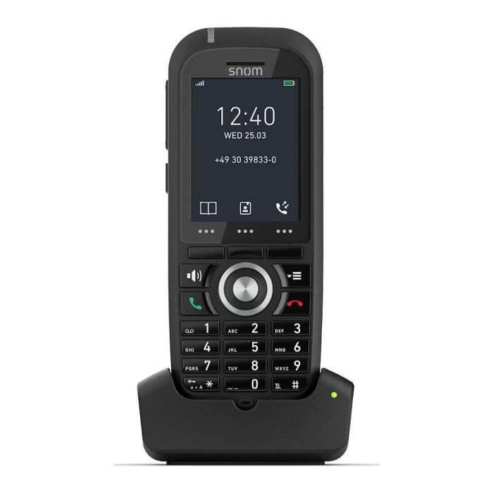 Snom M70 DECT Handset Terminal de teléfono DECT Negro LCD 5,08 cm (2") 240 x 320 Pixeles 262144 colores Ion de litio 3