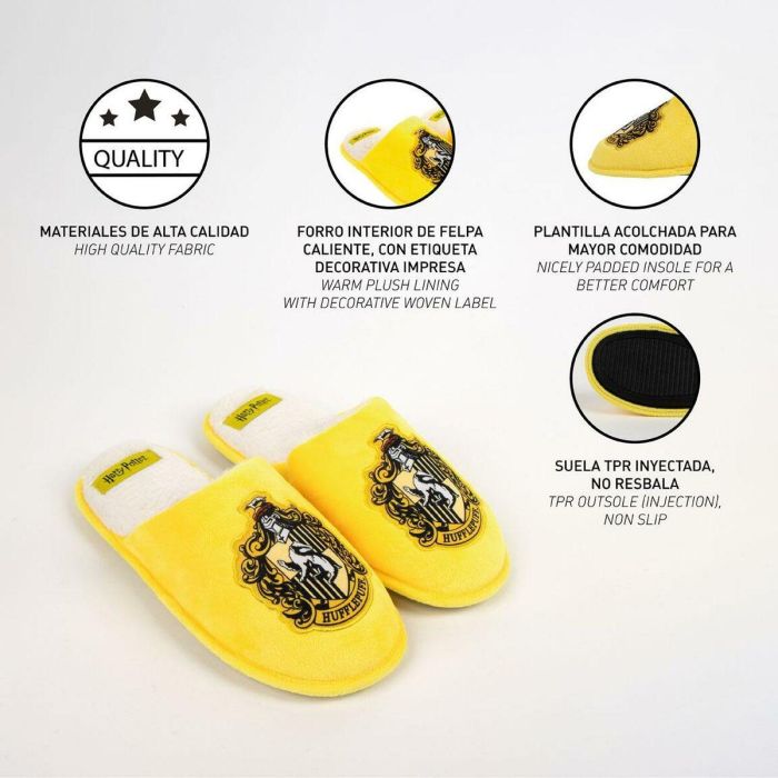 Zapatillas de casa abierta harry potter hufflepuff t38/39 5 Zapatillas de casa abierta harry potter hufflepuff t38/39 5