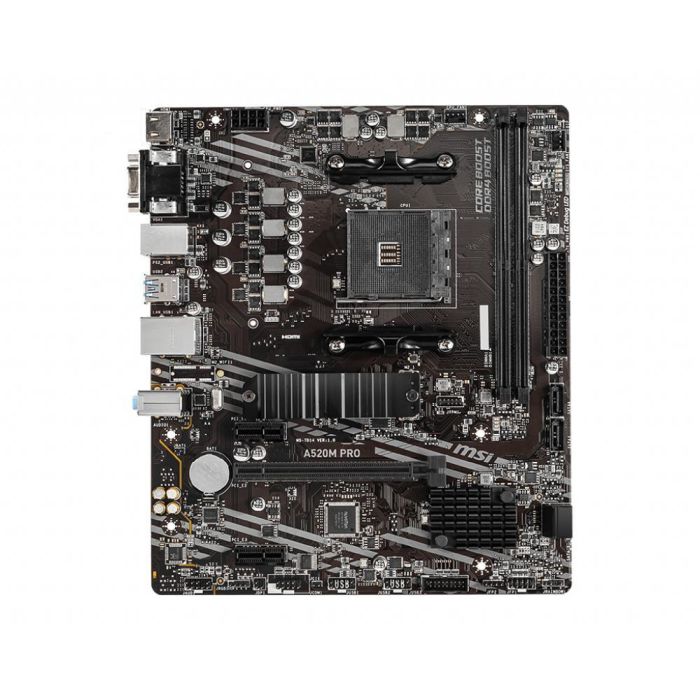 Placa Base MSI A520M PRO mATX AM4 AMD AM4 2