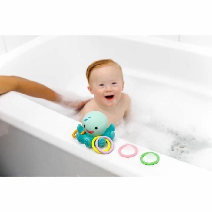 Infantino Pulpo de Baño Luminoso con Anillas Juguete de Baño INF0773554051995 1