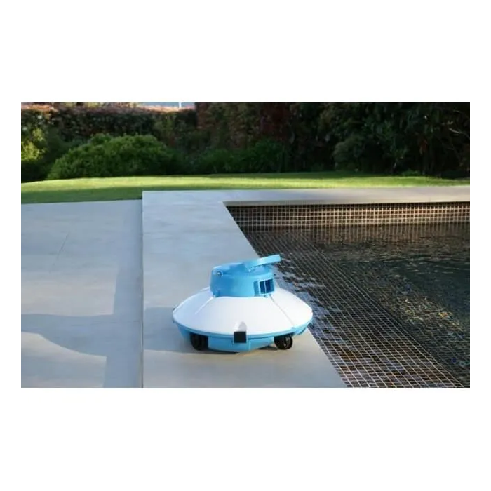 Robopool Frisbee Robot Aspirador para Piscinas de Fondo Plano hasta 5 x 3 m Inalámbrico Batería Litio Autonomía 60 Min 2