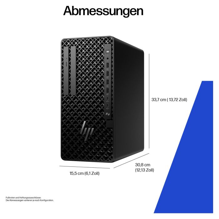 HP Z1 G1i Tower CU9 285/64GB/1TB/W11Pro Ordenador de sobremesa con WLAN 7