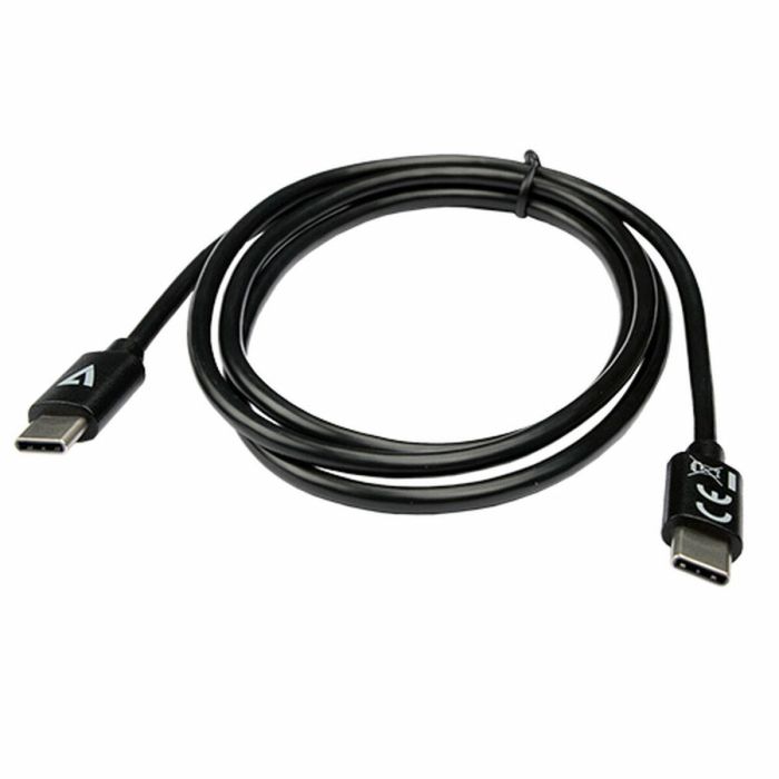 Cable USB-C V7 V7USB2C-1M Negro 1 m (1 unidad) 1