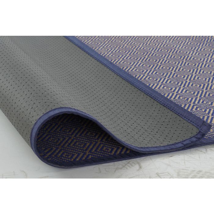 DKD Home Decor Alfombra Mediterraneo Azul Natural Geométrico Bambú 230 x 160 x 0.5 cm 4 DKD Home Decor Alfombra Mediterraneo Azul Natural Geométrico Bambú 230 x 160 x 0.5 cm 4