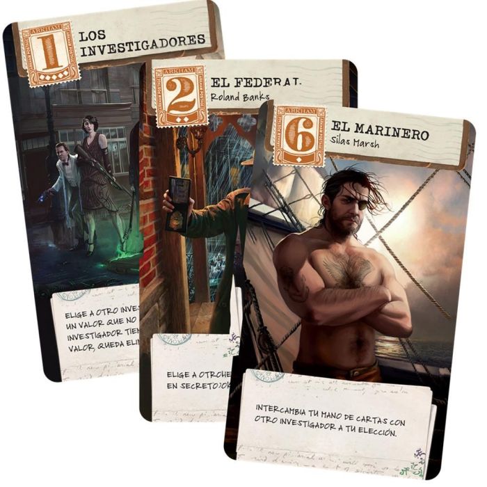 Z-Man Games Arkham Horror Lovecraft Letter Juego de Cartas ZMGLLF0101ES Español 2-6 Jugadores 3