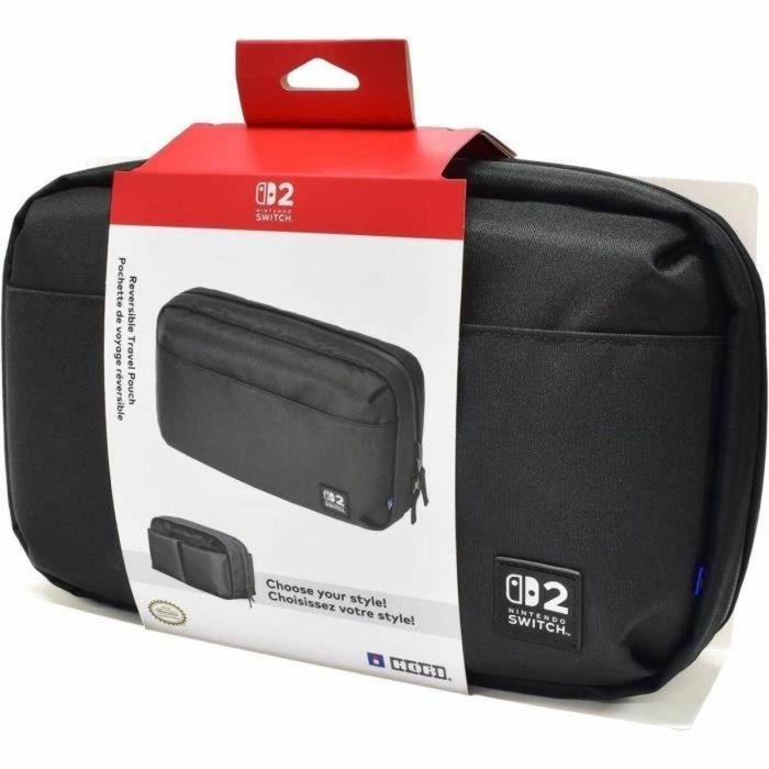 Hori 4961818040045 Bolsa de Viaje Protectora Resellable para Almacenamiento de Accesorios y Juegos de Nintendo Switch 2, Negra 5