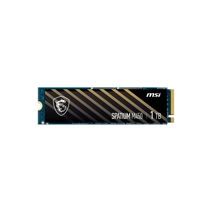 MSI SPATIUM M450 PCIe 4.0 NVMe M.2 1TB SSD - 3600 MB/s Lectura, 3000 MB/s Escritura, 3D NAND, S78-440L920-P83 1 MSI SPATIUM M450 PCIe 4.0 NVMe M.2 1TB SSD - 3600 MB/s Lectura, 3000 MB/s Escritura, 3D NAND, S78-440L920-P83 1