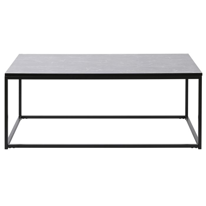 DKD Home Decor Mesa Centro Moderno Negro MDF y Metal 100 x 60 x 40 cm 4
