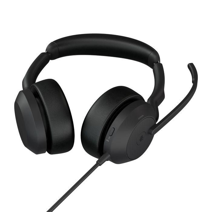 Jabra Evolve2 50 USB-A MS Stereo - Auriculares Profesionales con Cancelación de Ruido Activa (ANC) y Micrófonos con Cancelación de Ruido, Compatibles con Microsoft Teams 2 Jabra Evolve2 50 USB-A MS Stereo - Auriculares Profesionales con Cancelación de Ruido Activa (ANC) y Micrófonos con Cancelación de Ruido, Compatibles con Microsoft Teams 2