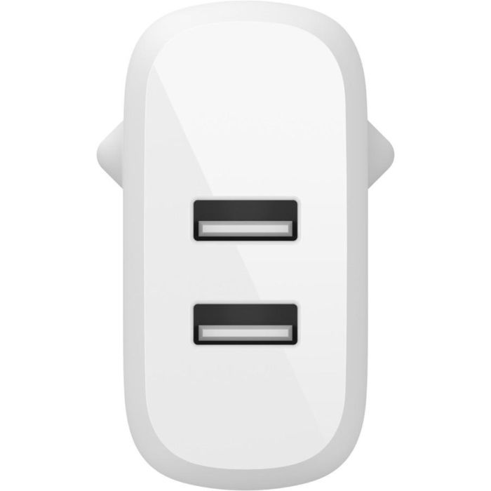 Belkin 1m a-c 24w - Cargador Dual USB-A 24W Blanco 3