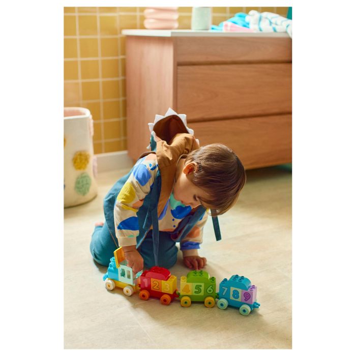 Lego Tren de los Números 10954, Juego de Construcción Educativo para Aprender a Contar, a Partir de 18 Meses, 23 Piezas 12