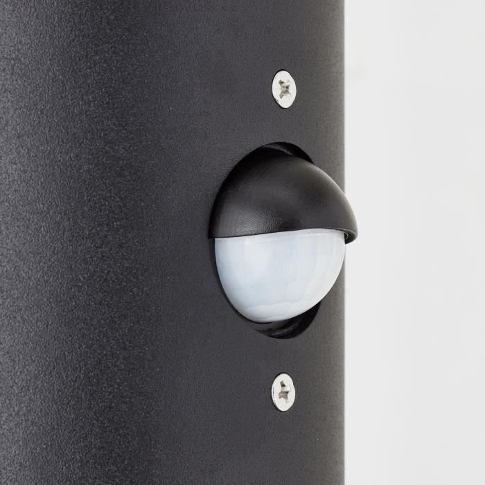 Sergioro Outdoor Applique 2L con detector, Depoli Black, 2x27 20W, Bombilla no incluida 2 Sergioro Outdoor Applique 2L con detector, Depoli Black, 2x27 20W, Bombilla no incluida 2