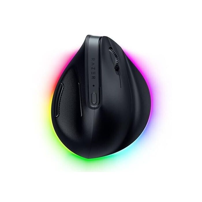 Razer Pro Click V2 Vertical ratón Universal mano derecha RF Wireless + Bluetooth + USB Type-C Óptico 30000 DPI 5 Razer Pro Click V2 Vertical ratón Universal mano derecha RF Wireless + Bluetooth + USB Type-C Óptico 30000 DPI 5