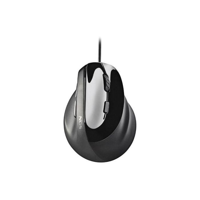 NGS Samsara Ratón Vertical Ergonómico Con Cable, Sensor Láser, Botones Silenciosos, 5 Botones, Hasta 3200 DPI, Para Diestros 1 NGS Samsara Ratón Vertical Ergonómico Con Cable, Sensor Láser, Botones Silenciosos, 5 Botones, Hasta 3200 DPI, Para Diestros 1